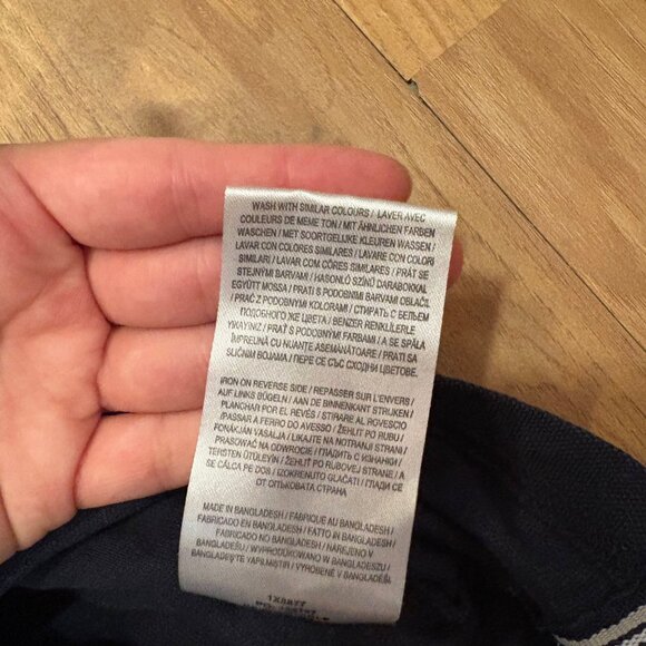 Kensington Eastside Men’s Polo Shirt | Striped Collar | Embroidered Logo Preppy - Picture 4 of 5